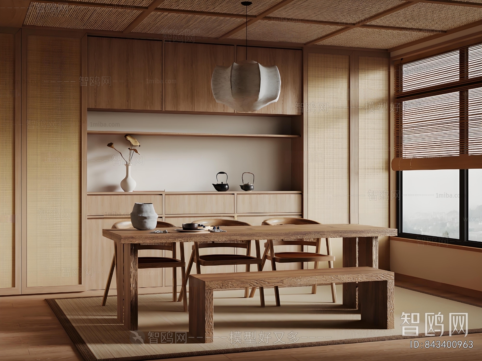 New Chinese Style Dining Room