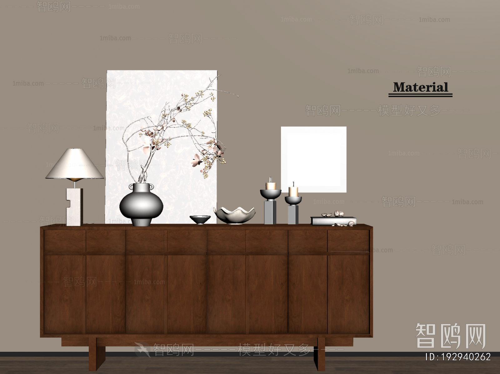 Wabi-sabi Style Entrance Cabinet