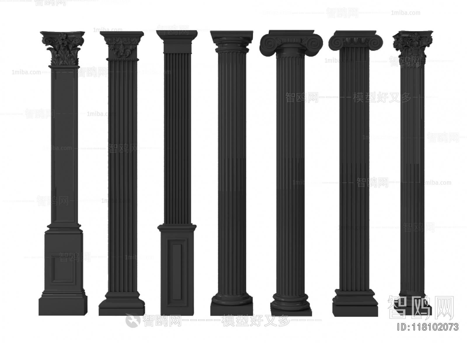 European Style Roman Pillar