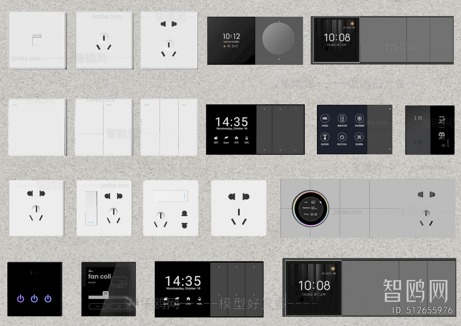 Modern Switch Socket Panel