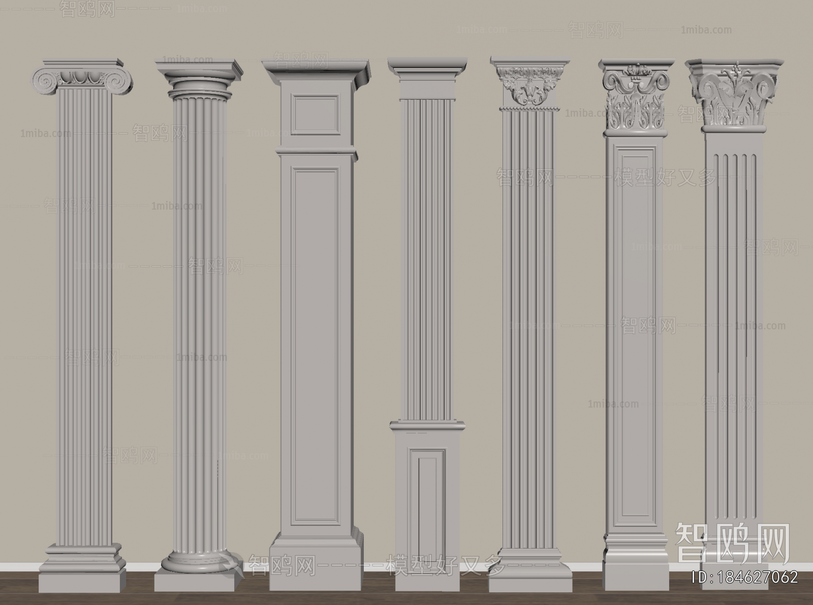 European Style Roman Pillar