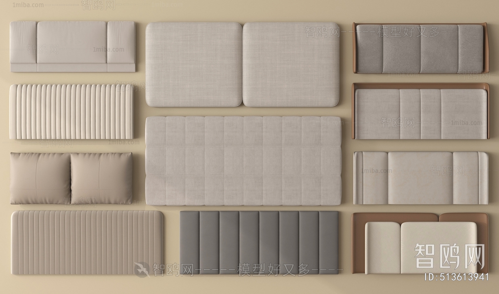 Modern Bedhead Back Rest