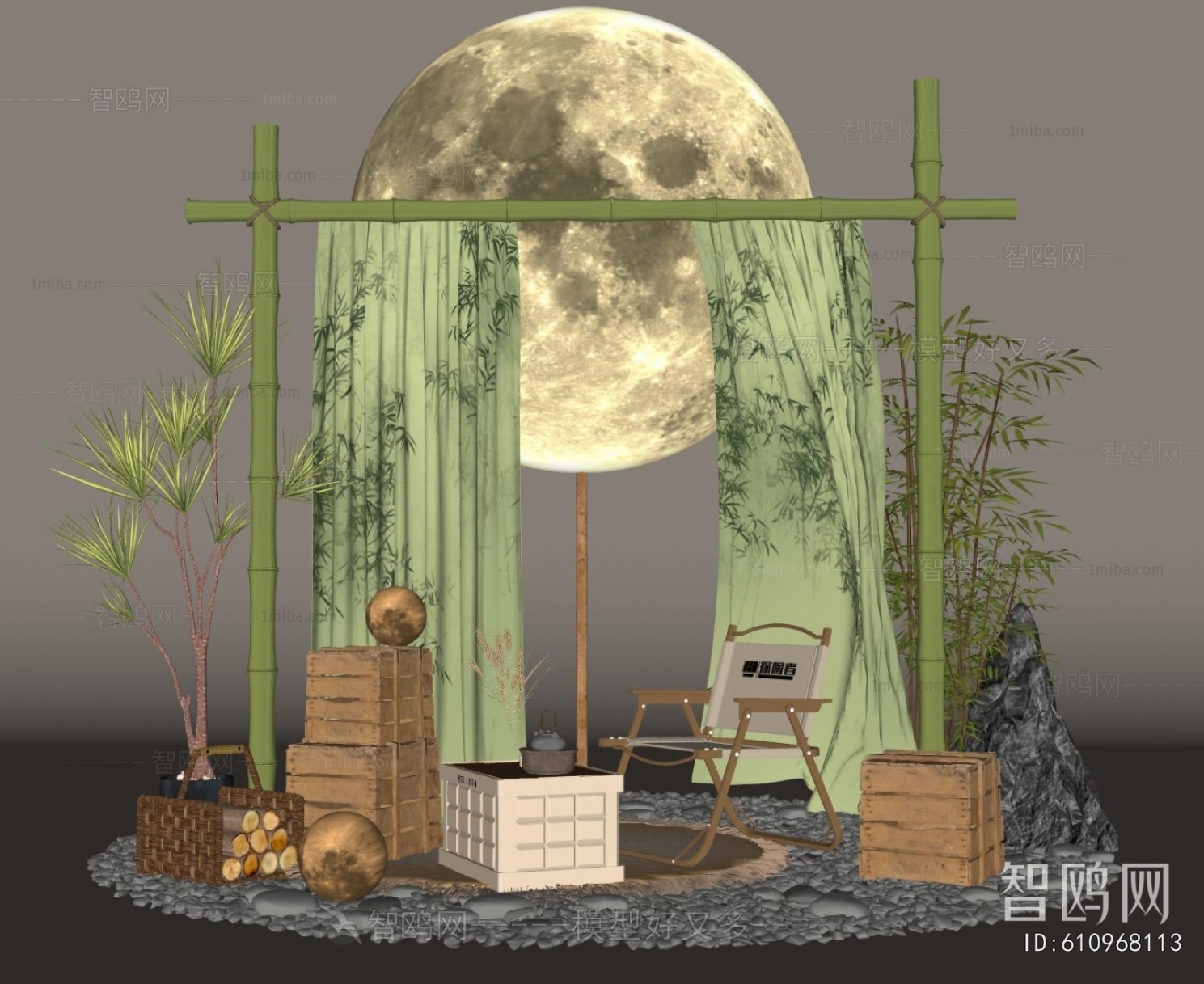 New Chinese Style Plant Landscaping