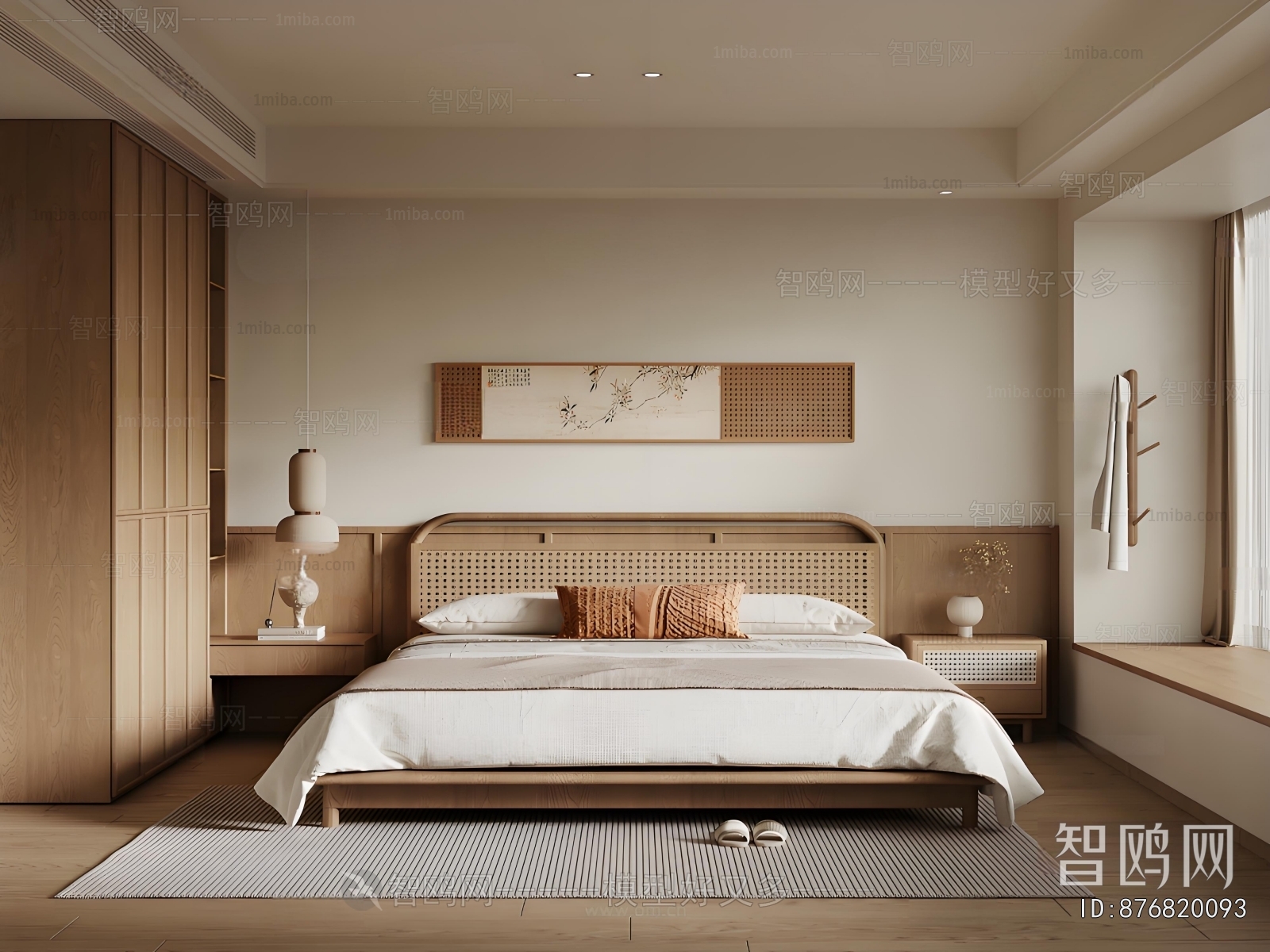 New Chinese Style Bedroom