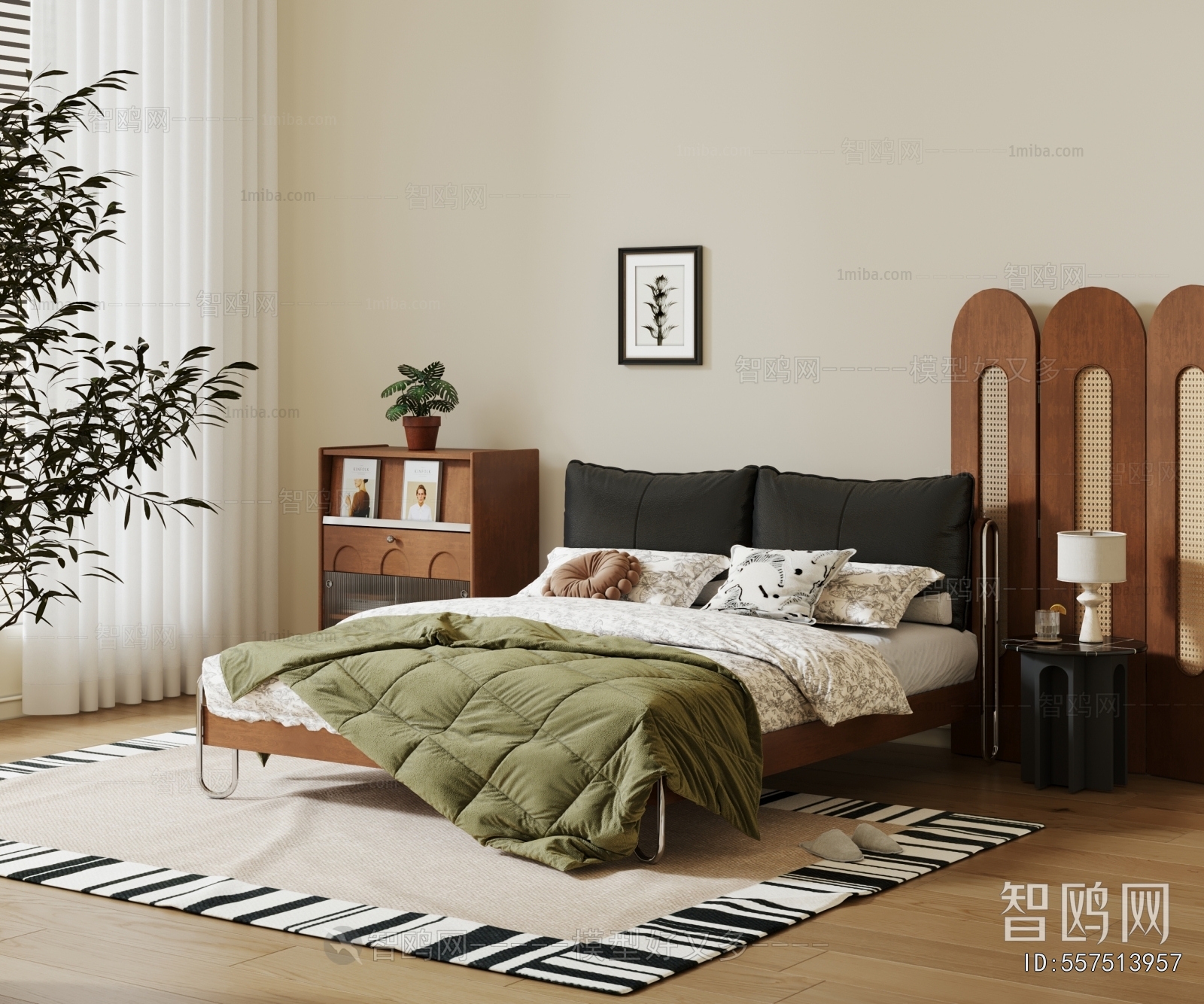 French Style Double Bed