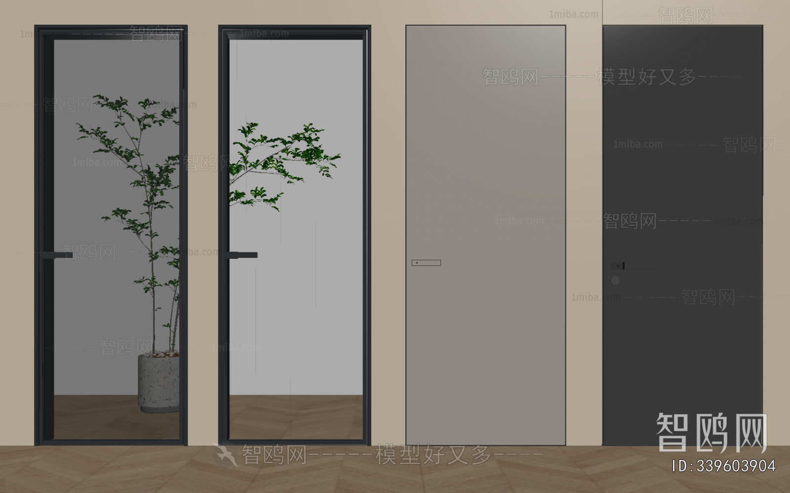 Modern Single Door