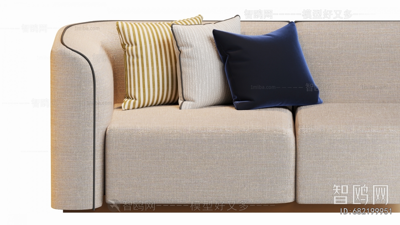 Modern Three-seat Sofa