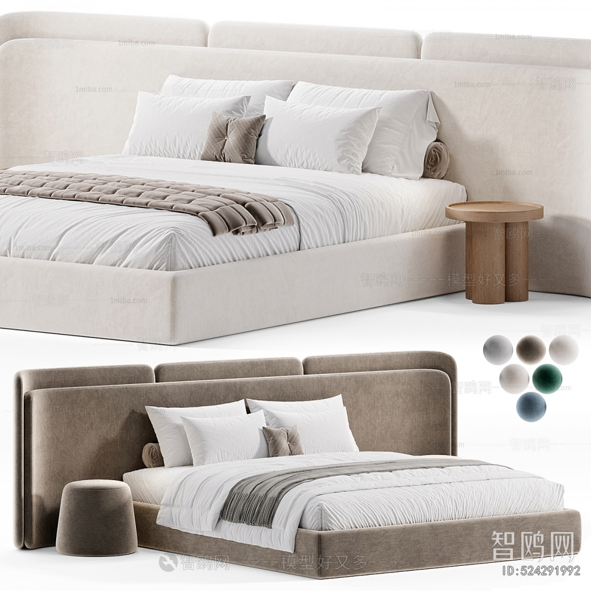 Modern Double Bed