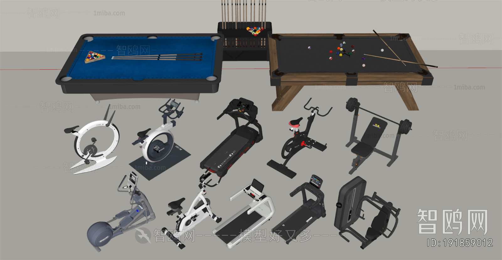 Modern Fitness Equipment