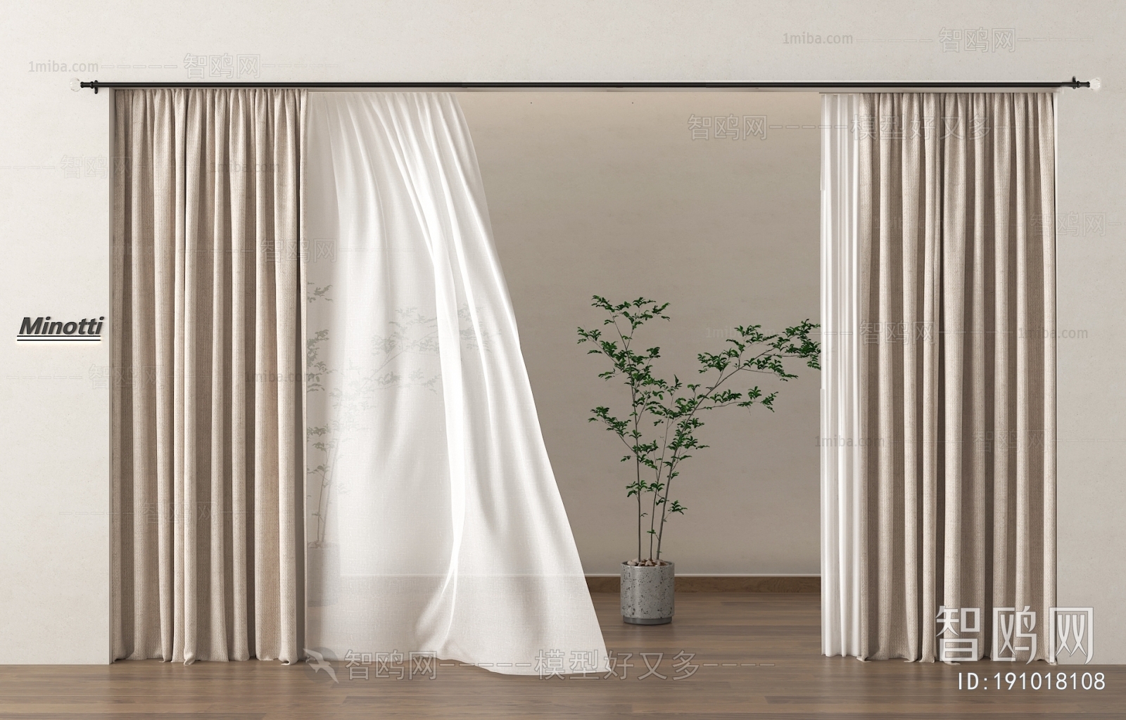 Modern The Curtain