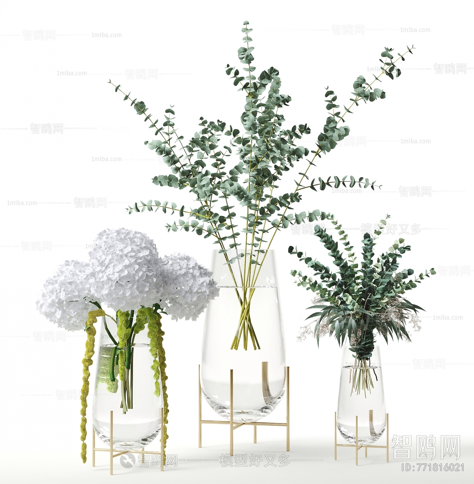 Modern Aquatic Green Plant