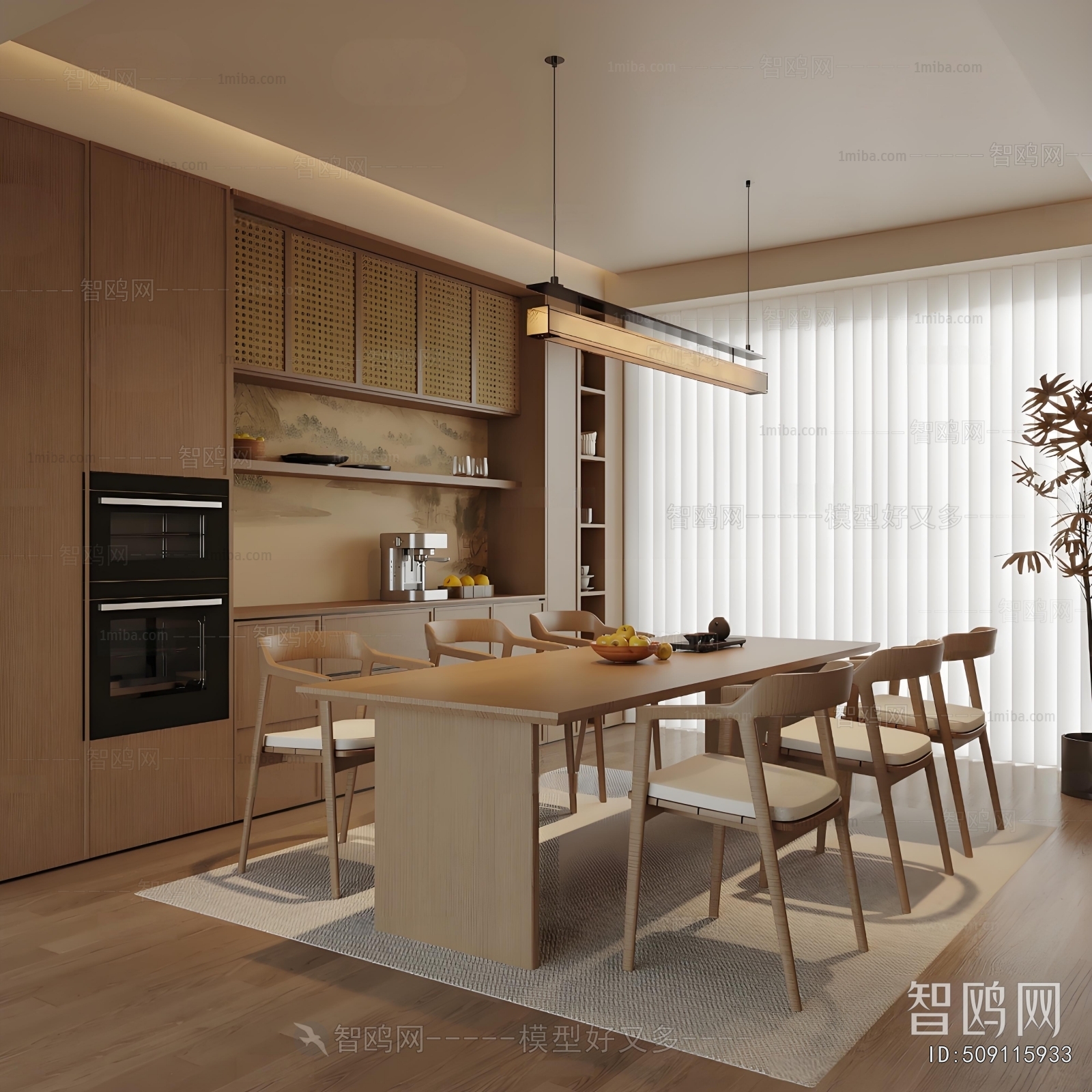 New Chinese Style Dining Room