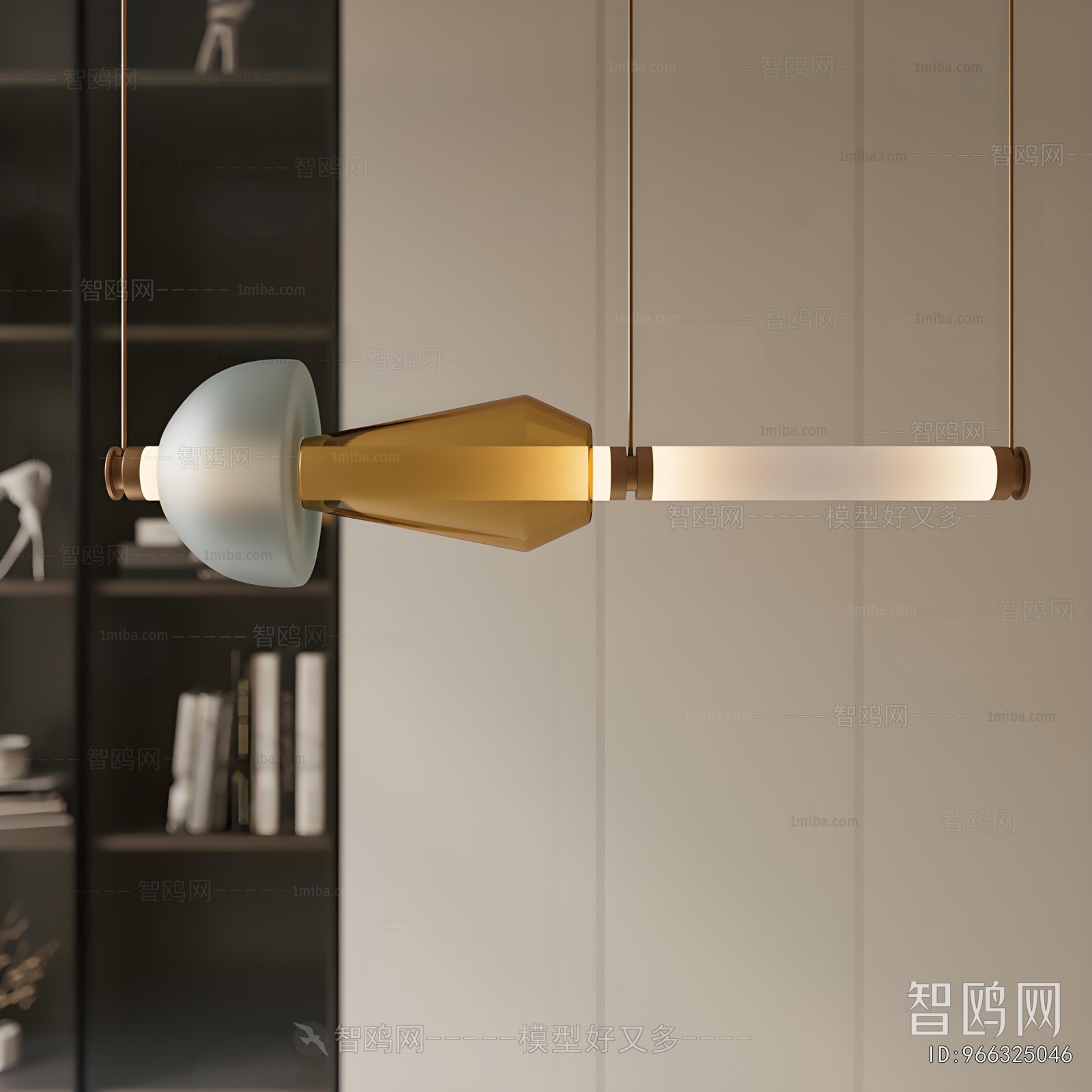 Modern Long Chandelier