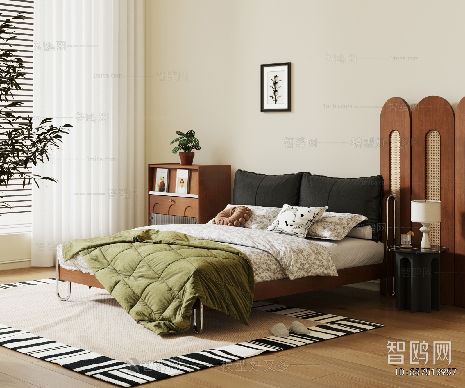 French Style Double Bed