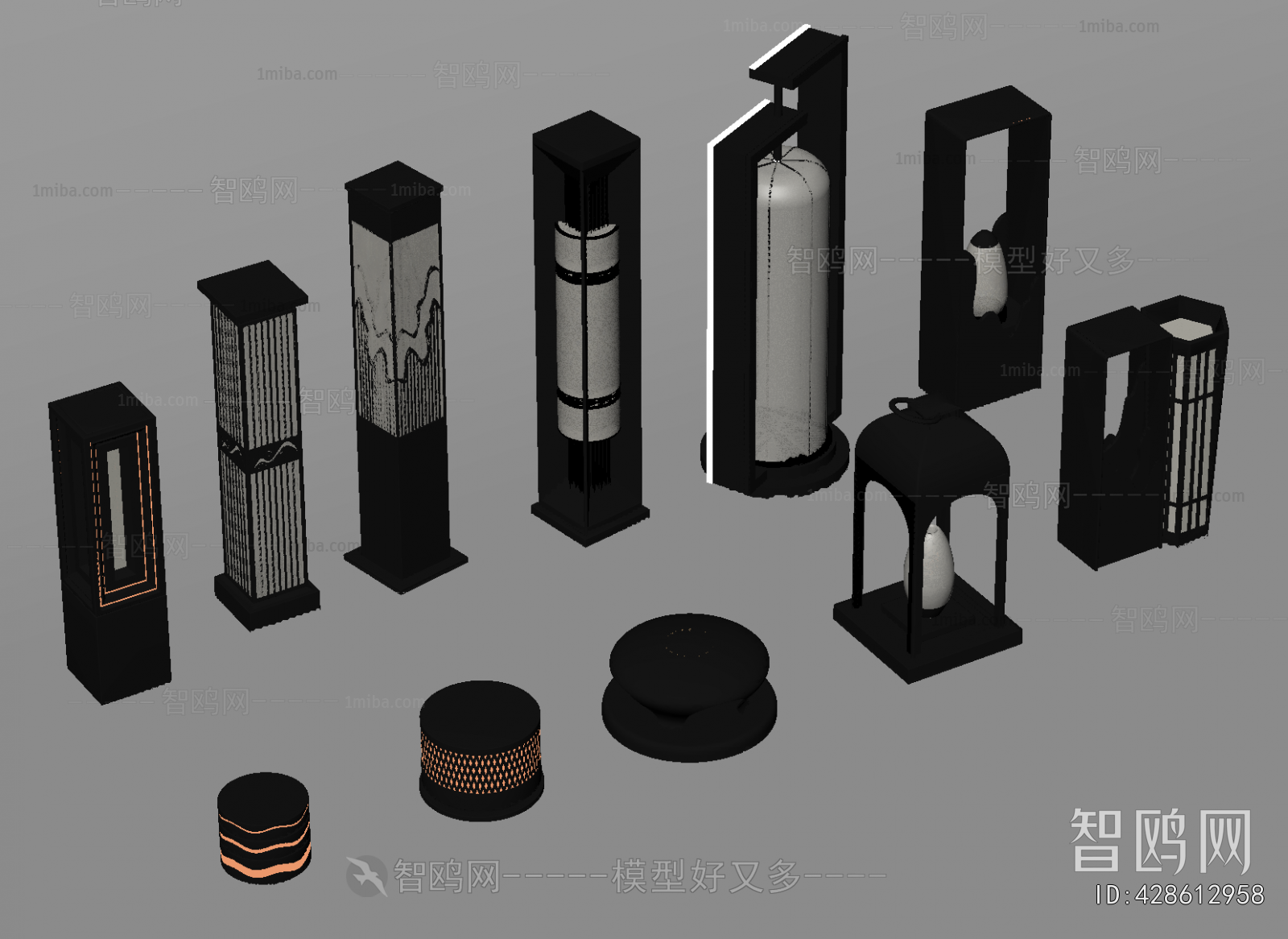 New Chinese Style Outdoor Light