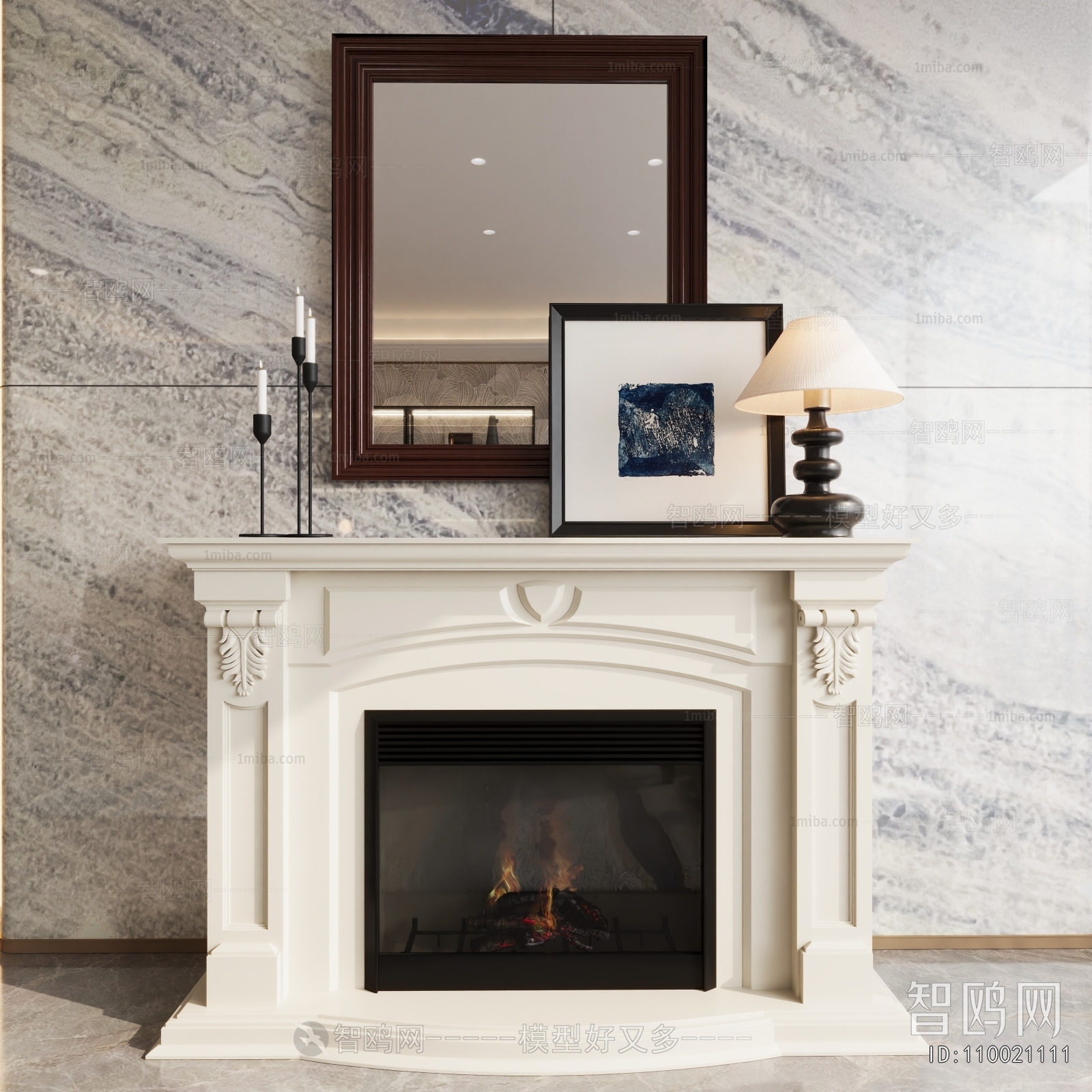 American Style Fireplace