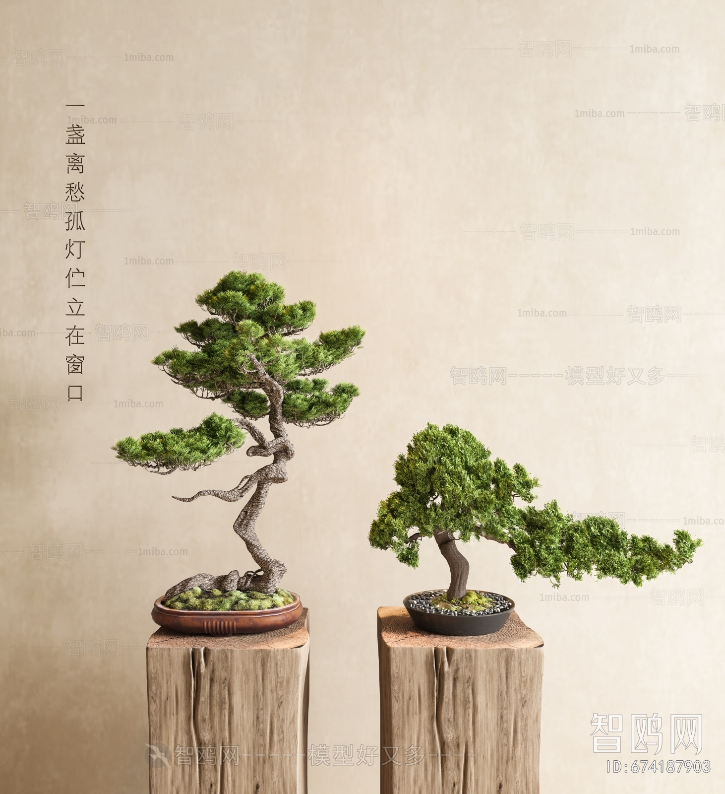 New Chinese Style Bonsai