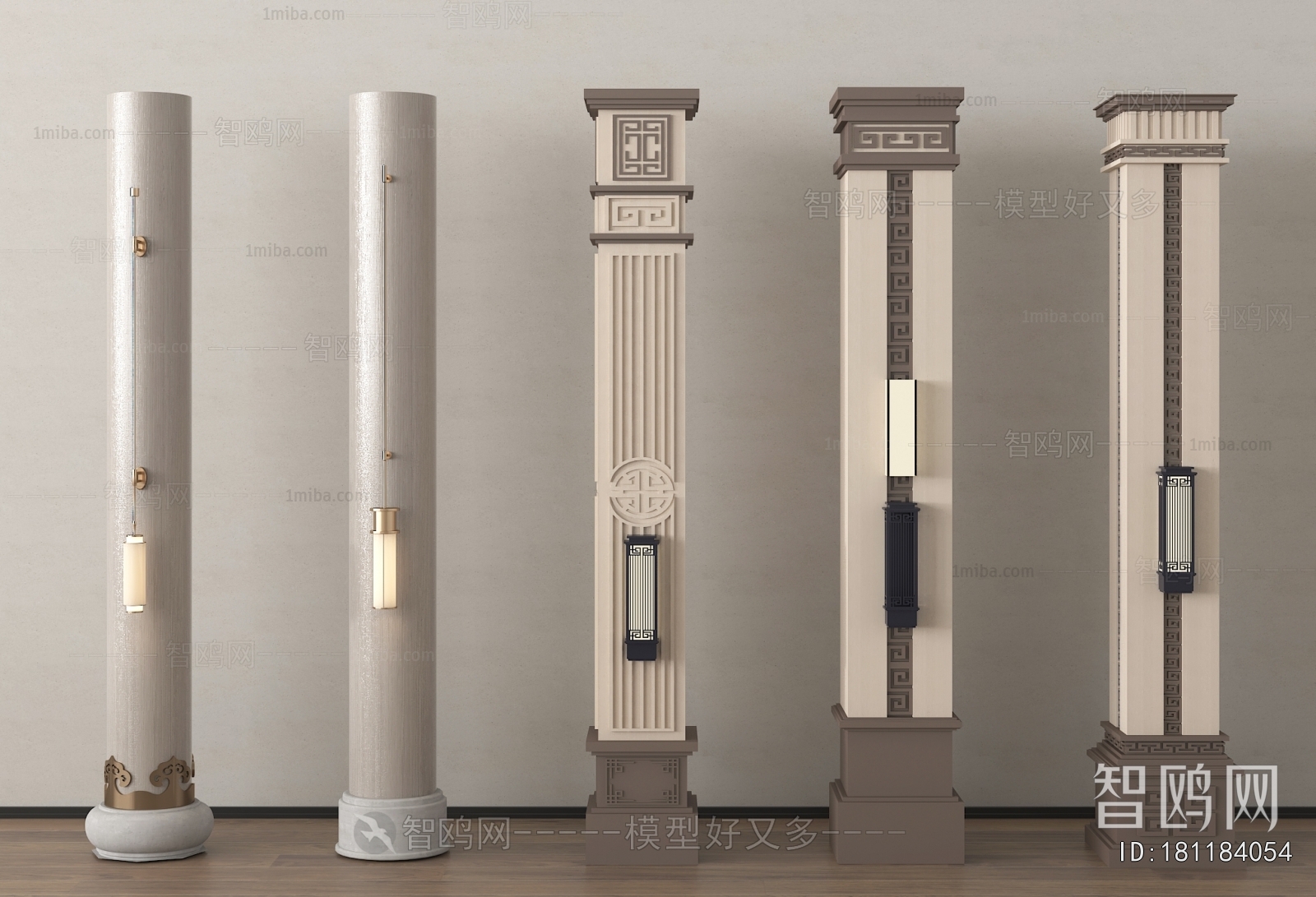 New Chinese Style Column