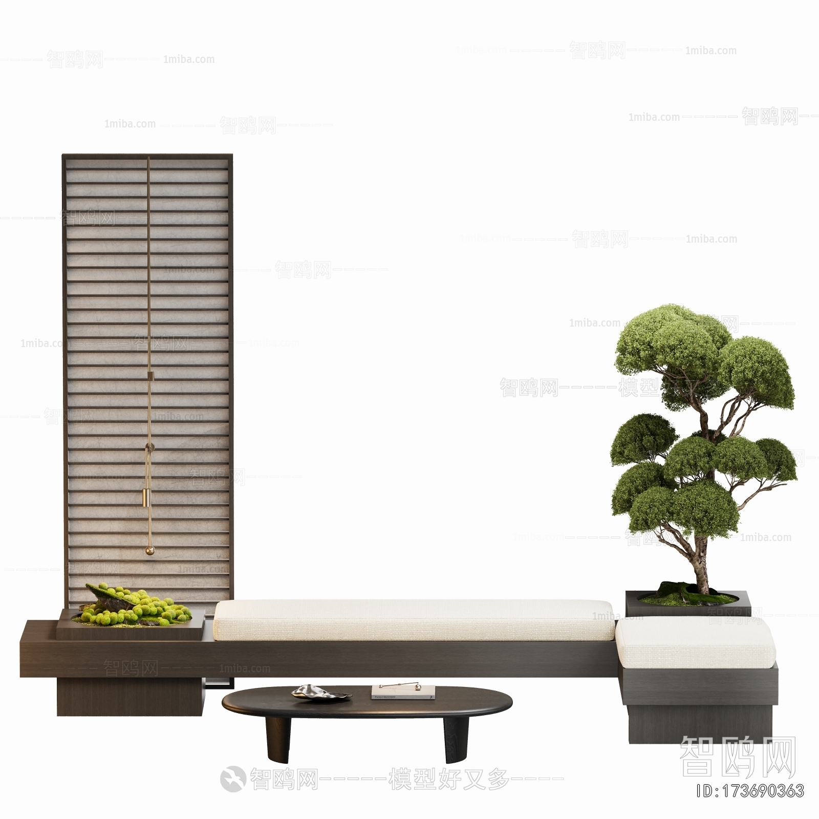 New Chinese Style Card Seat Sofa