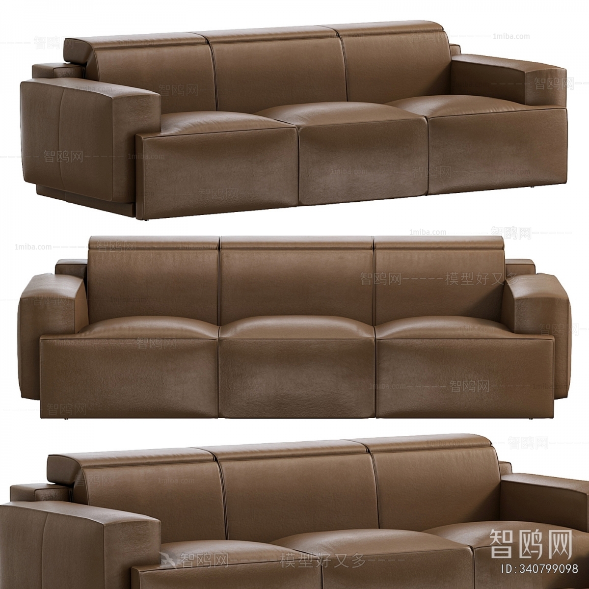 Modern Three-seat Sofa