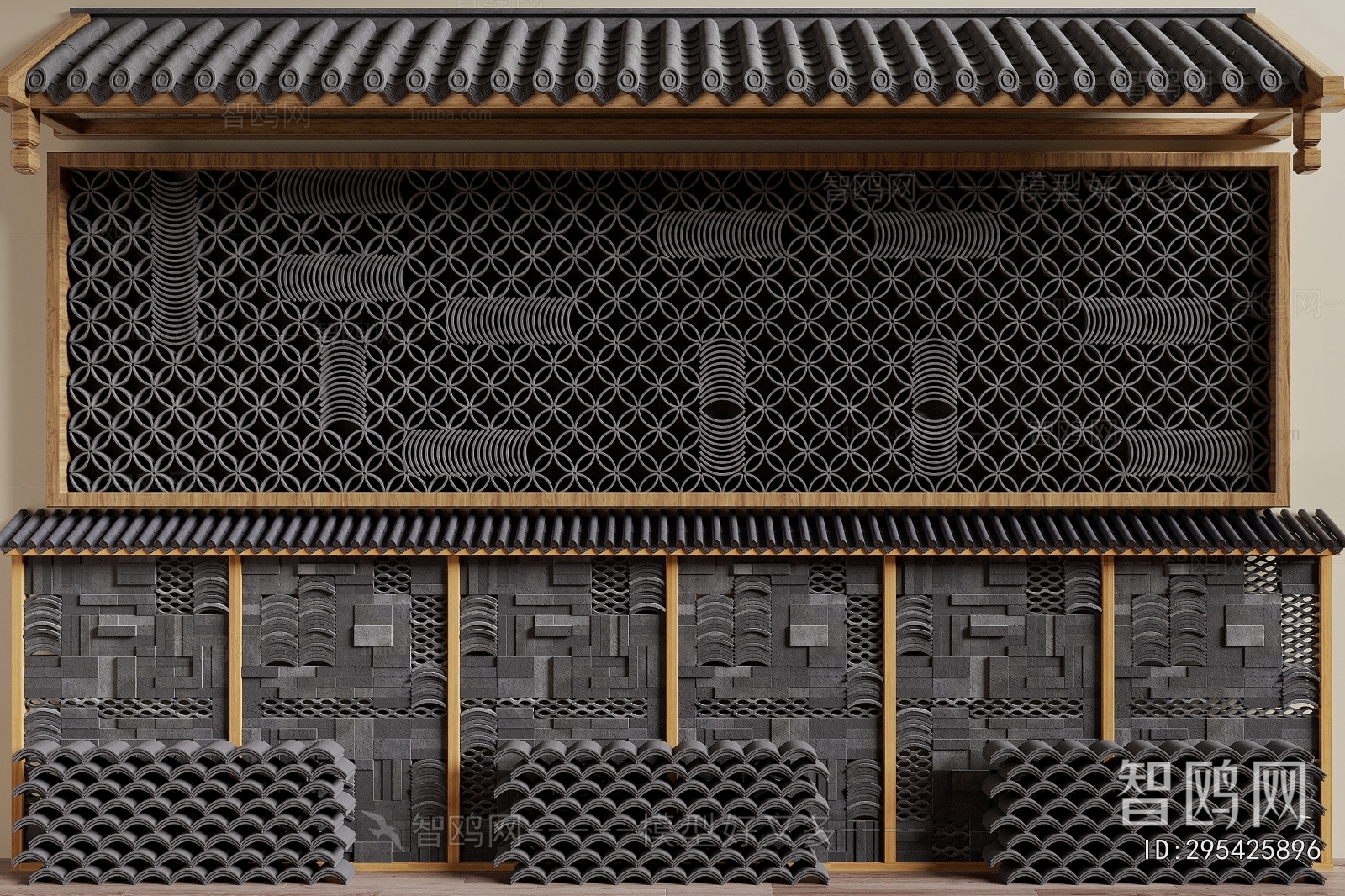 New Chinese Style Landscape Wall