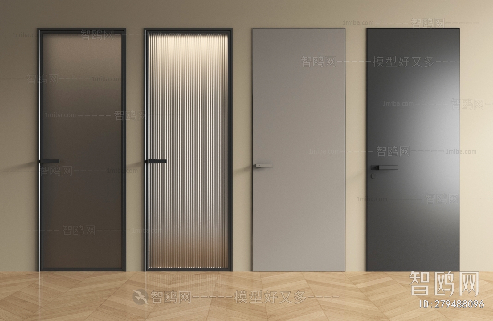 Modern Single Door