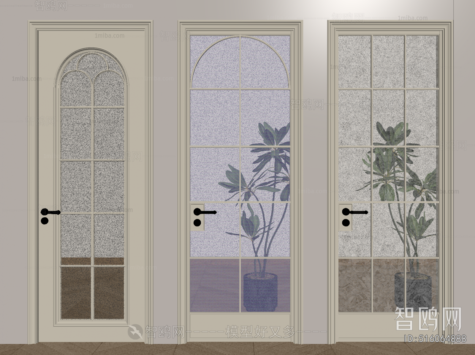 French Style Single Door