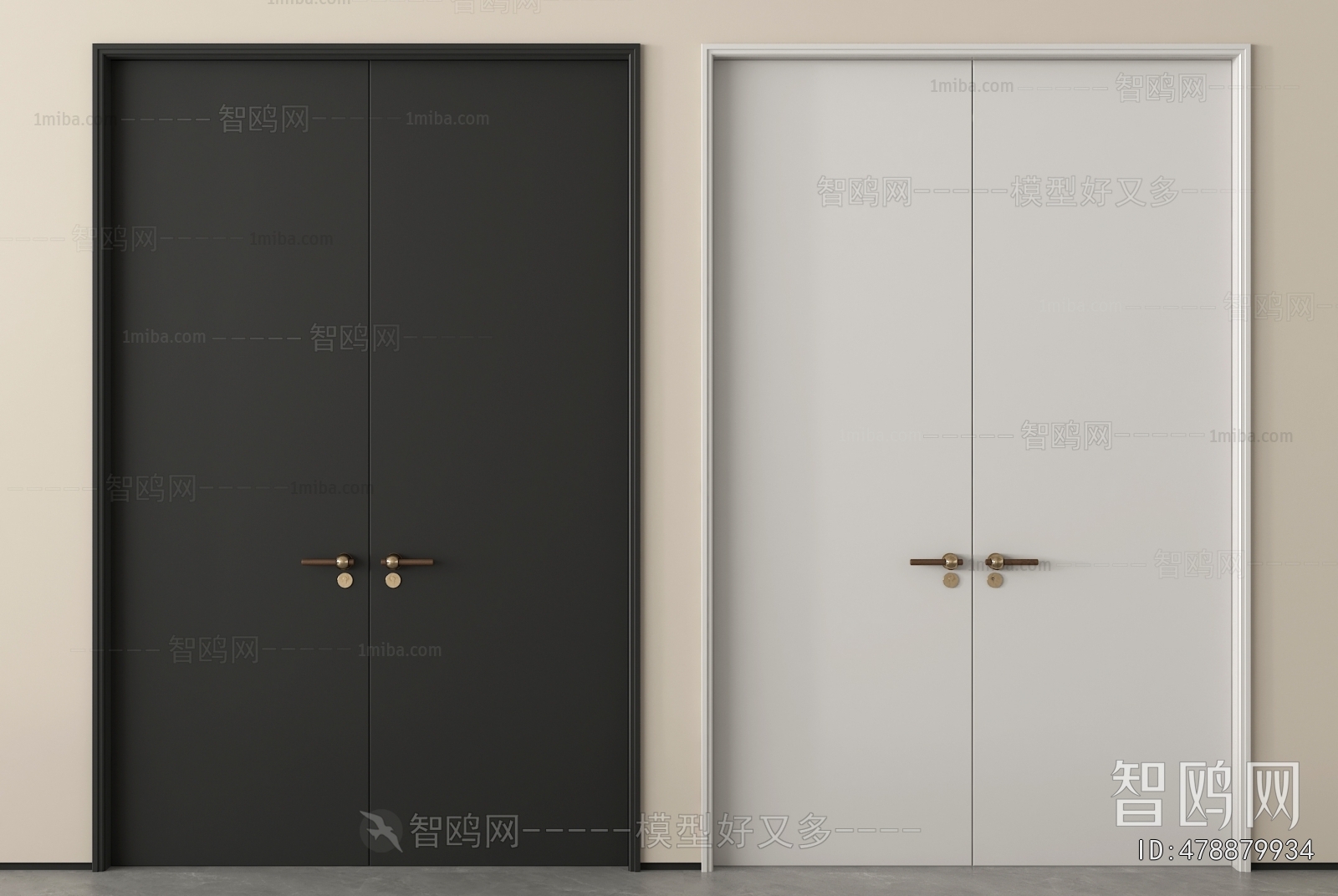 Modern Double Door