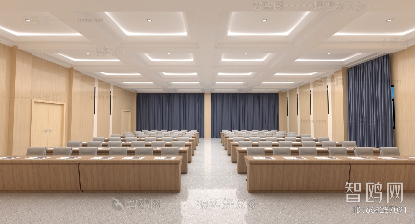New Chinese Style Meeting Room