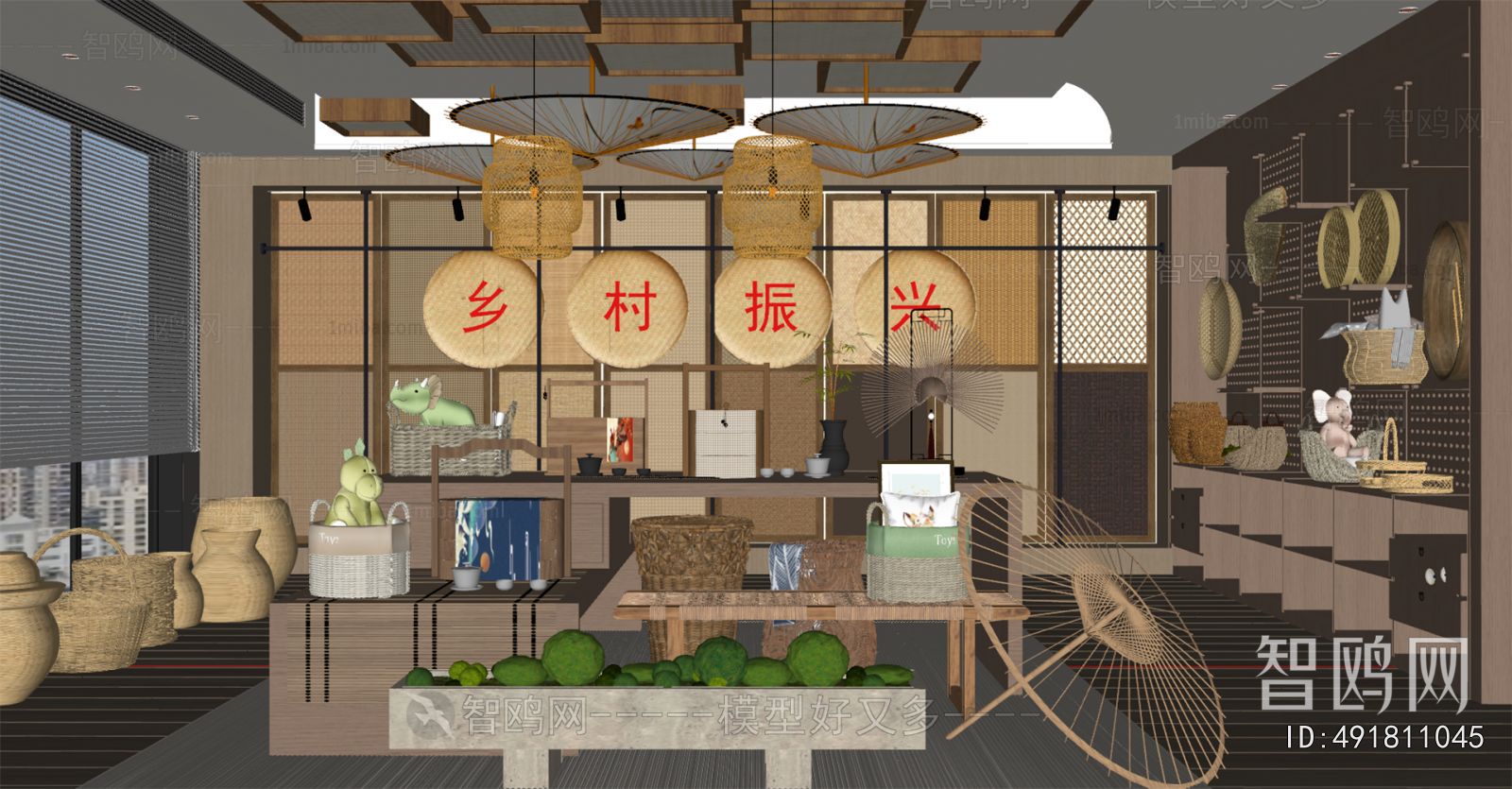 New Chinese Style Exhibition Hall