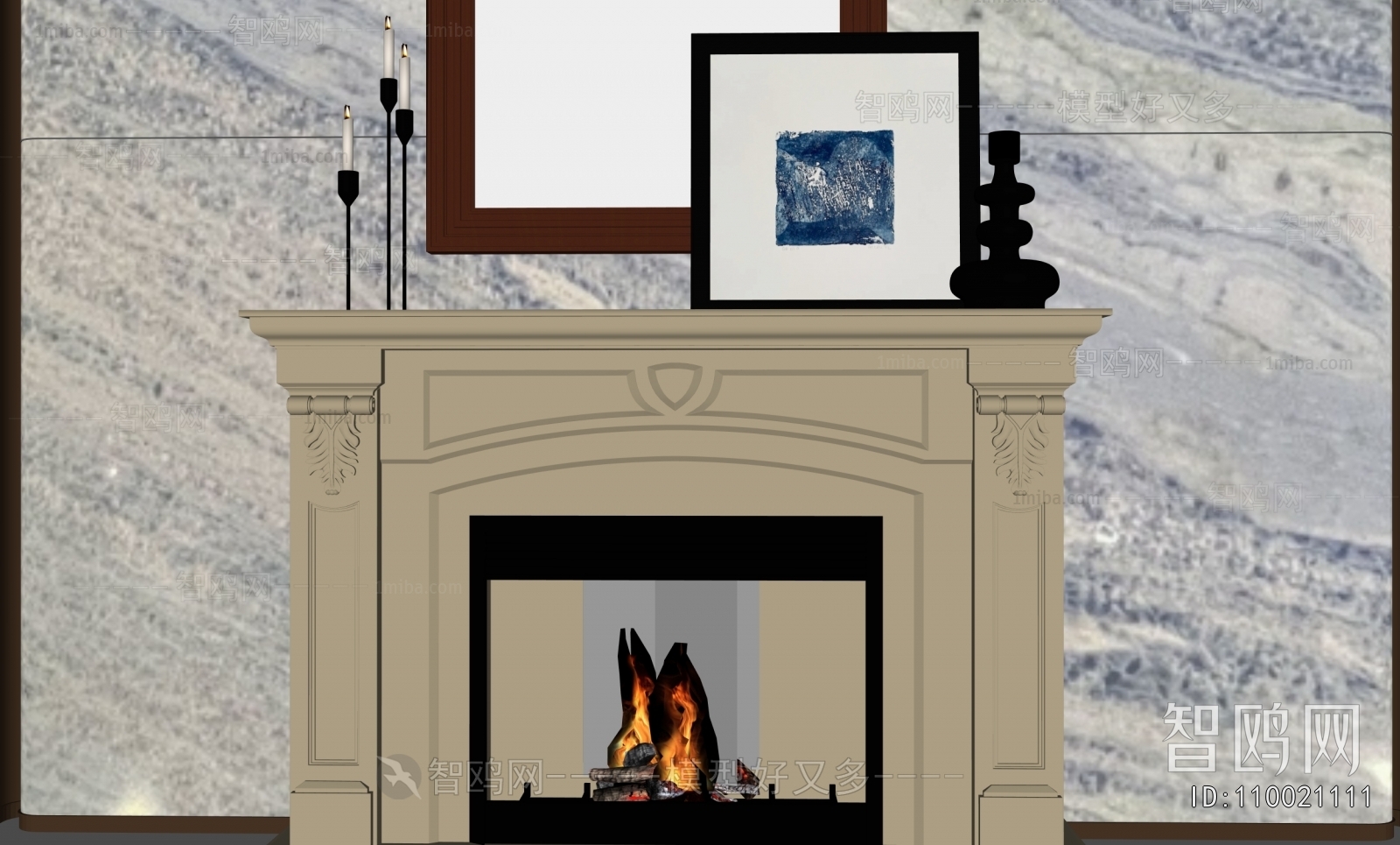 American Style Fireplace