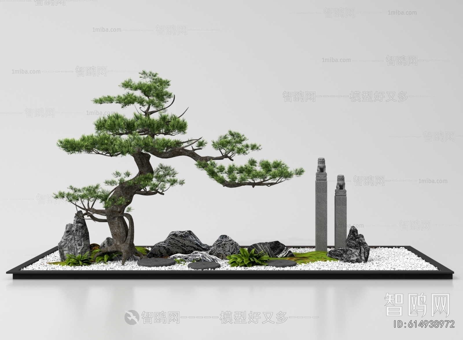 New Chinese Style Plant Landscaping