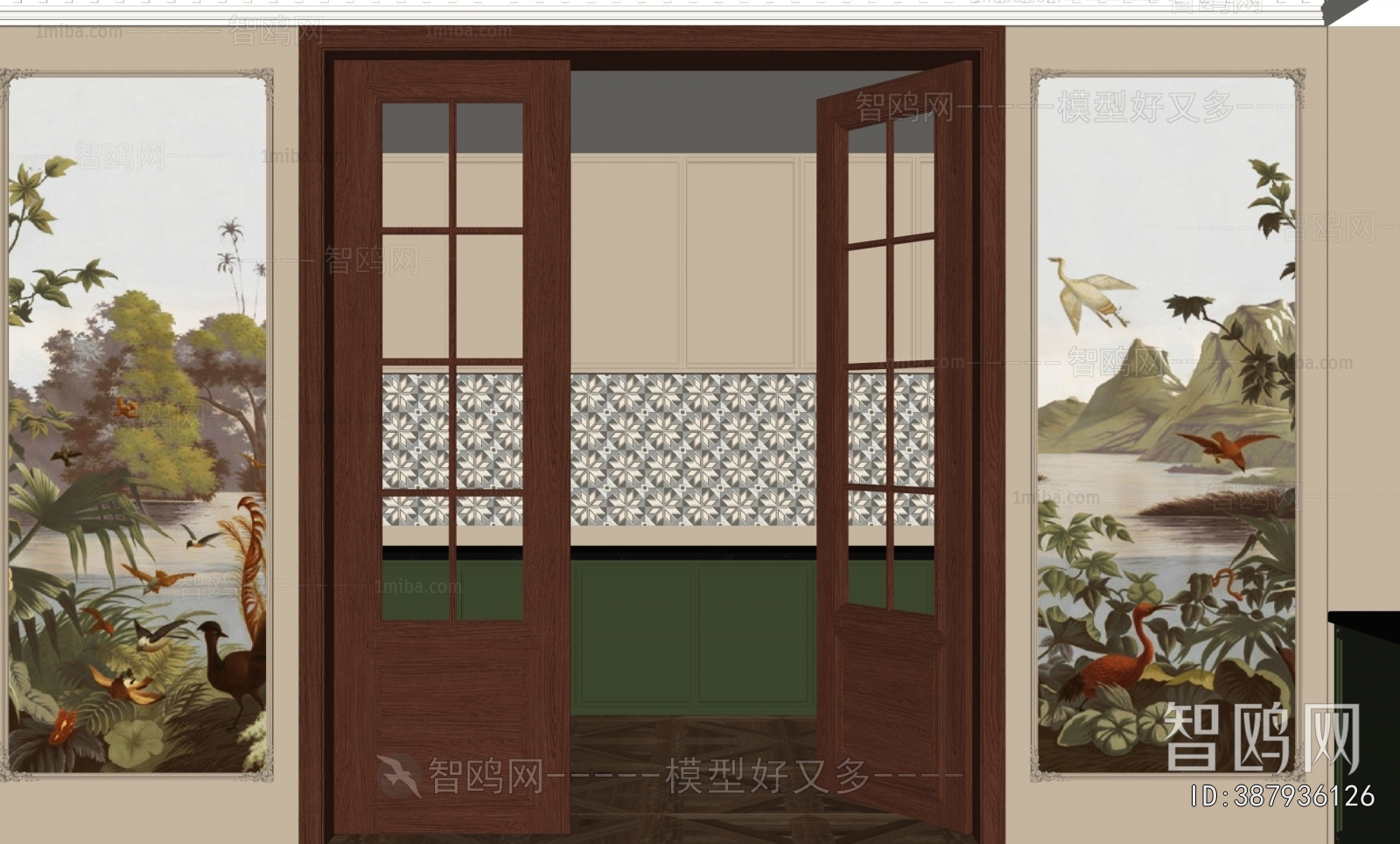 French Style Double Door