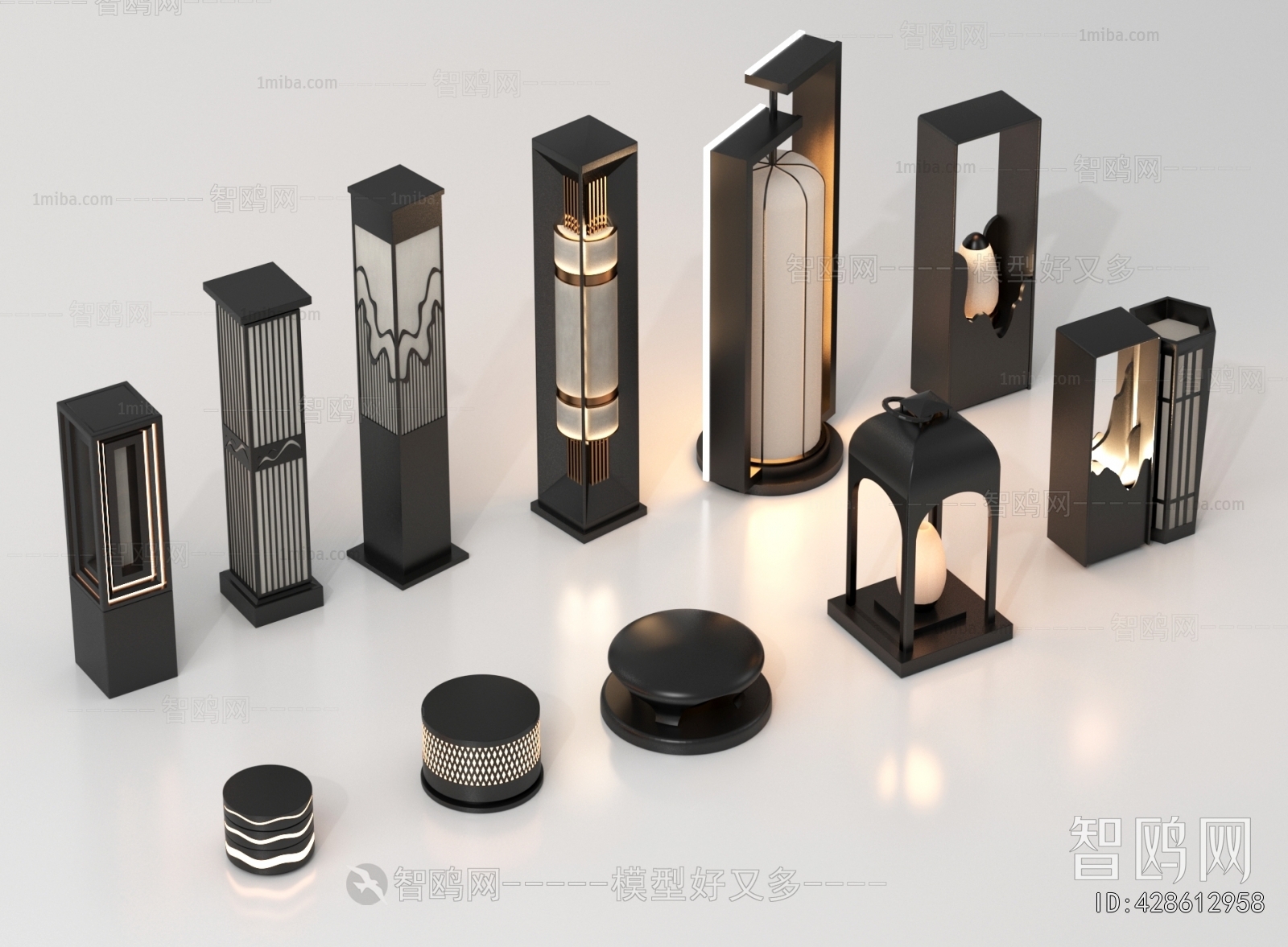 New Chinese Style Outdoor Light