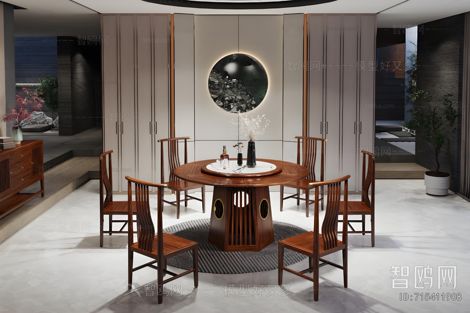 New Chinese Style Dining Table And Chairs