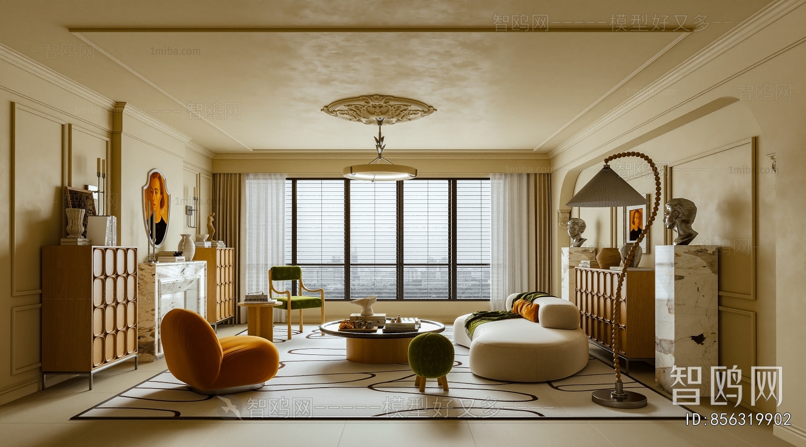 French Style A Living Room