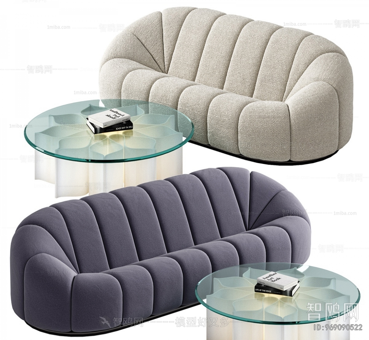 Modern Three-seat Sofa