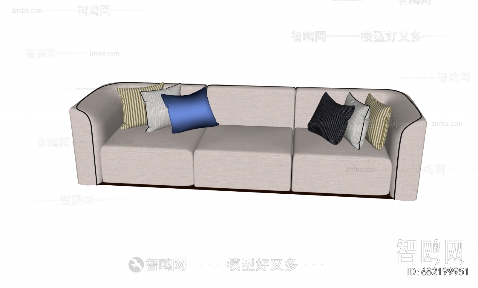 Modern Three-seat Sofa