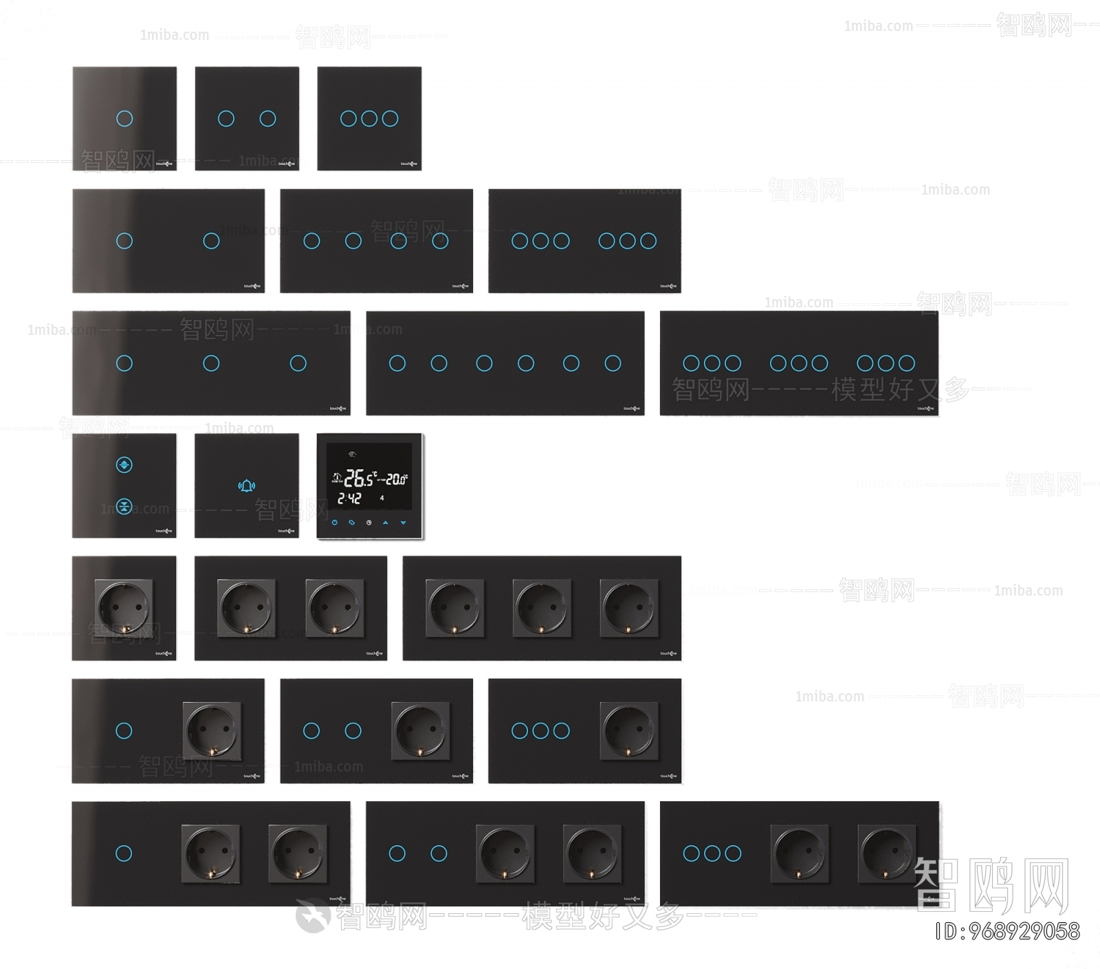 Modern Switch Socket Panel