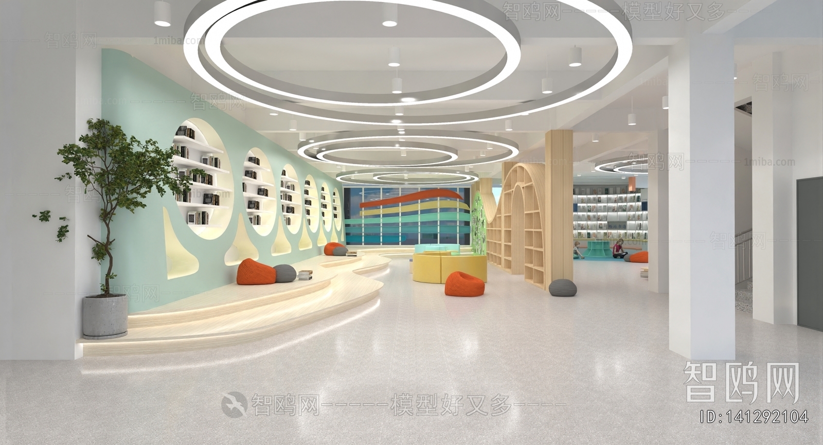 Modern Architectural Bird's-eye View Planning