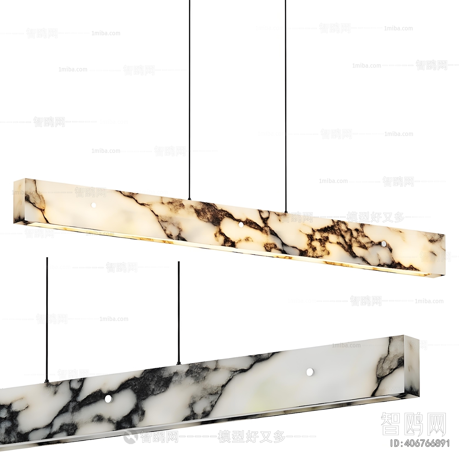 Modern Long Chandelier