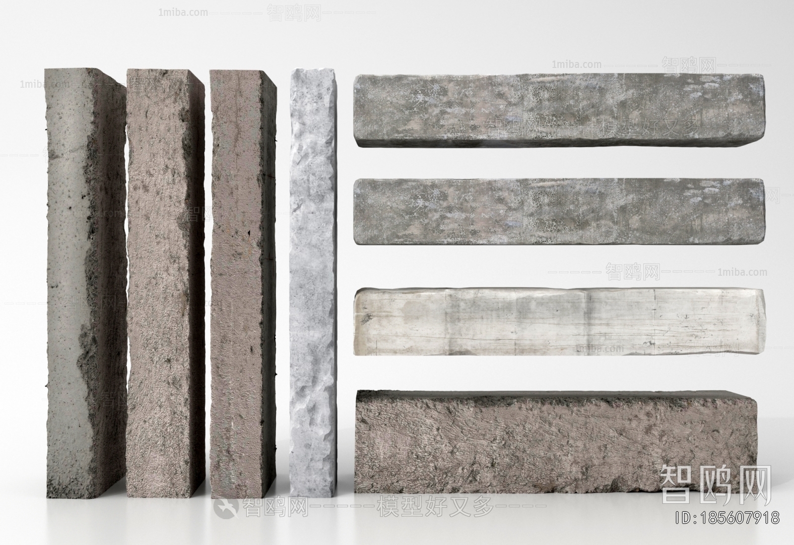 Wabi-sabi Style Column