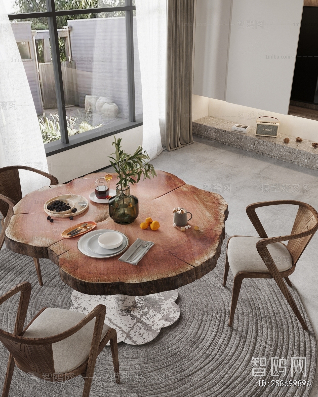 Modern Leisure Table And Chair