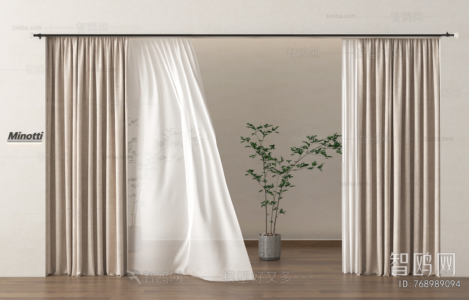 Modern The Curtain