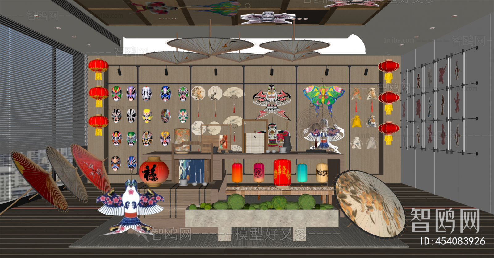 New Chinese Style Exhibition Hall