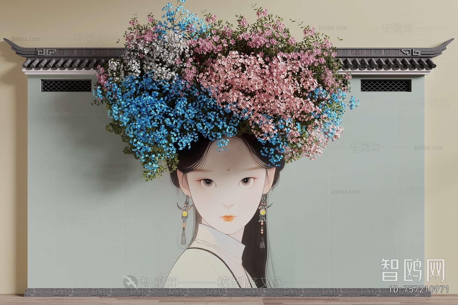 New Chinese Style Landscape Wall