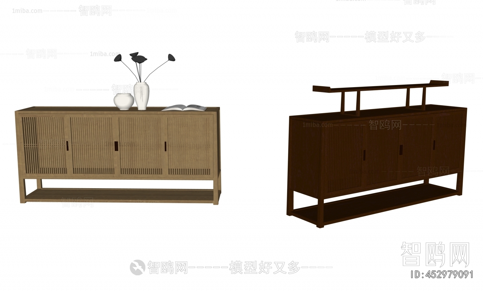 New Chinese Style Entrance Cabinet