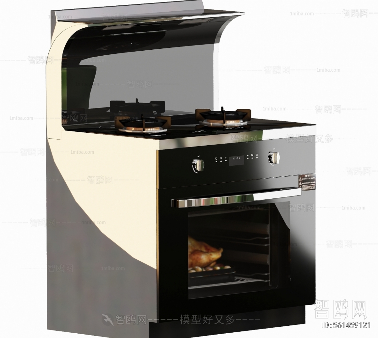 Modern Kitchen Electric Gas Range