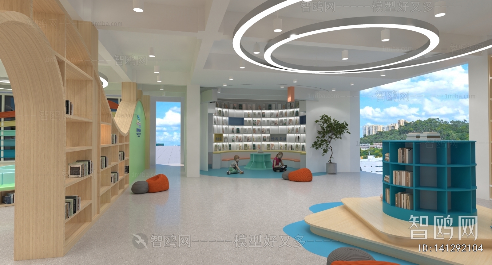 Modern Architectural Bird's-eye View Planning