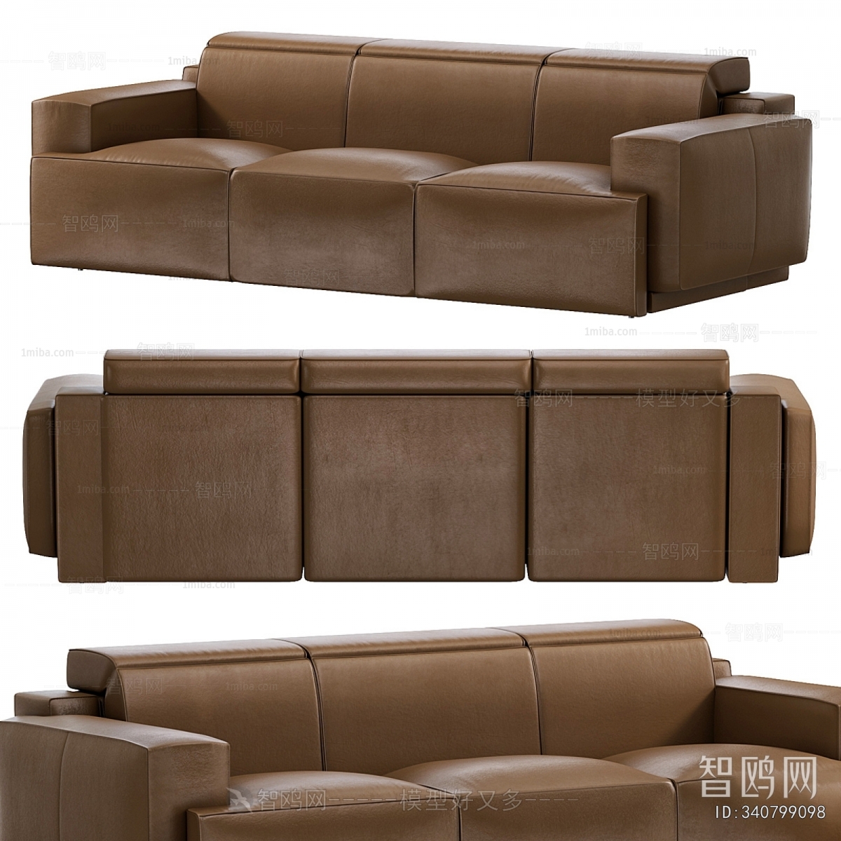 Modern Three-seat Sofa